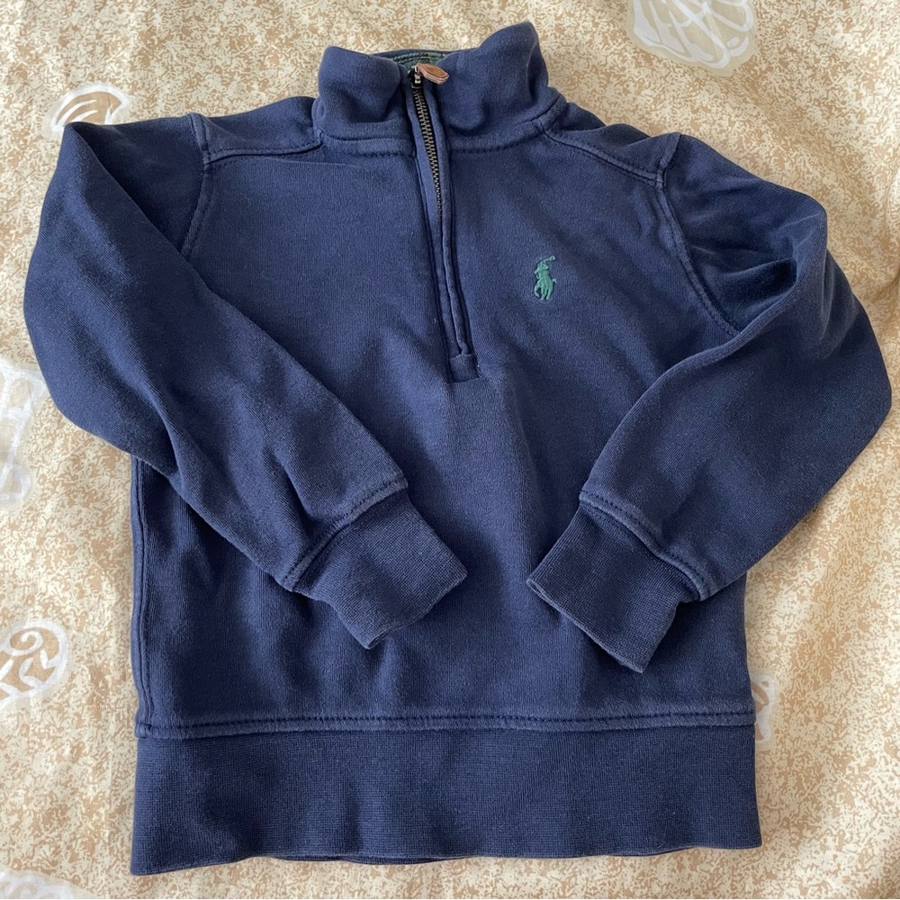 Toddler Boys’ Polo Ralph Lauren Half Zip Sweater Size 2T